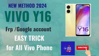 Vivo Y16 FRP ✅ Bypass EASYSHARE💠Android 12Security patch Feb 2024 [upl. by Serilda775]