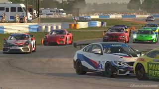 iracing sebring international circuit gt4 fixed [upl. by Nwadrebma806]