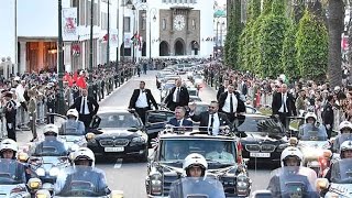 Le Roi Abdallah II de Jordanie en visite officielle au Maroc [upl. by Socha221]