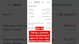 Selling a property and repurchasing it again for free from mutual funds profits [upl. by Onifled]