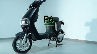 Electric Moped Motorcycle Scooter 800W 48V60V72V 20Ah 45kmH ModelF6 electricmoped [upl. by Adnahc]