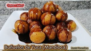 BUÑUELOS DE YUCA MANDIOCA con Queso receta Venezolana [upl. by Auqinom651]