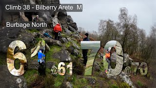 Climb 38  Day 3  Bilberry Arete  Burbage North  Peak District [upl. by Debby]