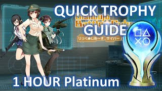 Bishoujo Battle Cyber Panic  QUICK Trophy amp Achievement Guide [upl. by Elleivap]