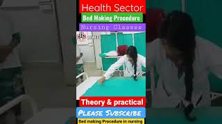 Bed Making Procedure in Nursing  OpenClose B [upl. by Oriaj]