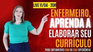 Live  Aprenda de uma vez por todas a elaborar um bom currículo [upl. by Gershom]