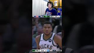 Giannis carreo en el overtime nba basketball baloncesto [upl. by Beare]