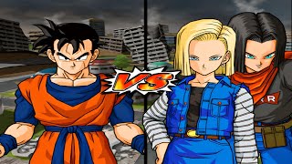 Gohan del Futuro VS Androides 17 amp 18  Epic Fight Dragon Ball Z Budokai Tenkaichi 3 Latino [upl. by Lupiv258]