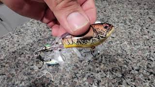 TRUSCEND Topwater Fishing Lures Plopping Minnow Review Hooks are very sharp [upl. by Akinimod216]