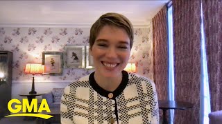 Léa Seydoux talks about new James Bond film ‘No Time to Die’ l GMA [upl. by Sivert]