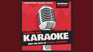 Here and Now Originally Performed by Luther Vandross Karaoke Version [upl. by Libre]