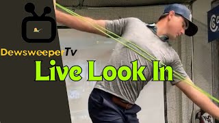 DewsweeperTV is live Fixing posture improve rotation amp Resting space on down swing golfswing [upl. by Comfort]