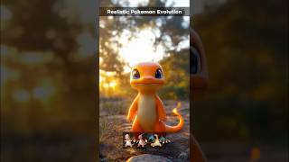 Realistic Pokemon Evolution Fire type Starter Edition pokemon pokemoncommunity shorts charizard [upl. by Nitsoj]