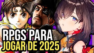 10 RPGS para FICAR DE OLHO e JOGAR em 2025 [upl. by Kreiner]