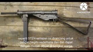 TIRUAN STEN INGGRIS MP 3008 pistol mitraliur terakhir jerman di PD2 [upl. by Ferrigno801]