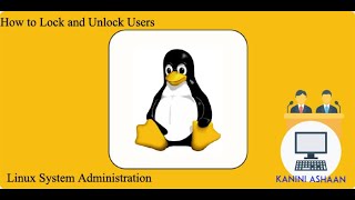 Linux System Administration 02 User Lock and Unlock—Tamil  User Management  How to lock amp Unlock [upl. by Weisbrodt]