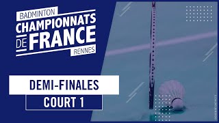 Championnats de France 2023  Demifinales – Court 1 [upl. by Vivia]