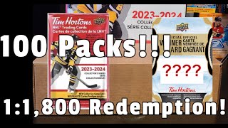 Opening Over 100 Packs of Tim Hortons 202021 Hockey Cards  Part 1 [upl. by Tloh]