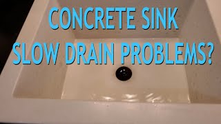 Fixing Sink That Drains Slow No Overflow Drain [upl. by Enaols]