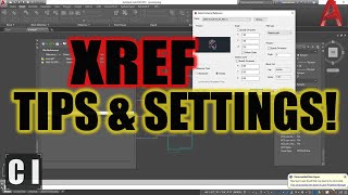 AutoCAD XREF Tips amp Settings Overlay vs Attach  More  External References  2 Minute Tuesday [upl. by Oflodor]