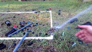 New rainbird impact sprinkler head demonstration [upl. by Eciened184]