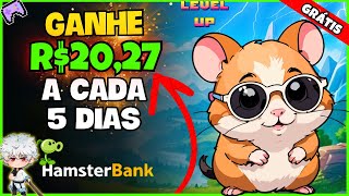 ⚡ JOGO NFT GRÁTIS DE MINERAÇÃO TA PAGANDO TON E NOTCOIN  Como GANHAR no HAMSTER BANK FREE TO PLAY [upl. by Egarton]