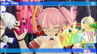 Senran Kagura PEACH BEACH SPLASH Card system works good team minoris card a win I had to know [upl. by Base]