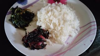 red spinach and water spinach recipe [upl. by Tevis573]