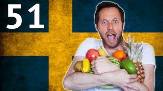 FRUITS  10 Swedish Words [upl. by Ynohtnaed126]