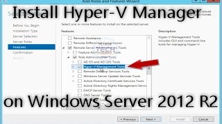 How to Install HyperV on Windows Server 2012 R2 [upl. by Lorianne344]