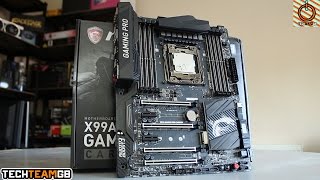 MSI X99 Gaming Pro Carbon Review [upl. by Eanahc141]