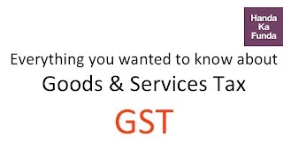 Everything about GST Goods and Services Tax  Factopedia  GK Video Tutorials [upl. by Nevlin]