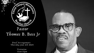 Celebrating the Life of Pastor Bass [upl. by Elissa]