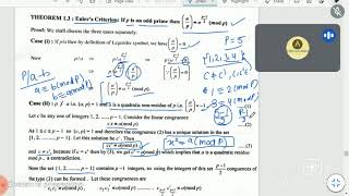 lec8  MSc Maths  Advanced number theory  legendre symbol1 [upl. by Lotsirhc]