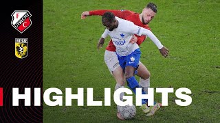 HIGHLIGHTS  ⚖️ FC Utrecht speelt gelijk tegen Vitesse [upl. by Erdnua]