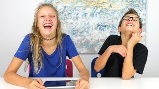 REACTING TO OUR OLD VIDEOS [upl. by Hobart]