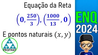 Profmat Enq 2024 2 Correção Gabarito Equações Diofantinas [upl. by Werra]