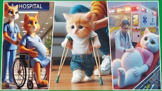 Cat Hospital Help shorts shorts cutebaby cat viralvideo cutebaby MeaowMeaowi9l [upl. by Arak]