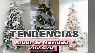 Navidad 202324 🎄TENDENCIAS DE DECORACION PARA EL ARBOL DE NAVIDAD [upl. by Althee]