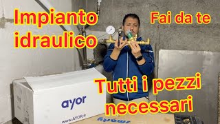 Impianto idraulico fai da te  Regolatore di pressione  Presentazione nuovi prodotti Ayor [upl. by Repsag]