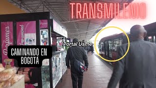 Portal Usme Descubre las Mañanas en TransMilenio Bogotá Colombia Walking [upl. by Aiela]