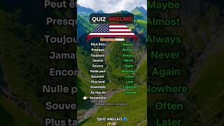 quotQUIZ ANGLAIS 🗣️✨🇺🇸quot quiz english apprendreanglais anglais [upl. by Kamilah]