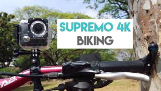 Supremo 4K  Sample biking footage [upl. by Byram613]