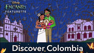 Disneys Encanto  Discover Colombia Featurette [upl. by Aihsekyw262]