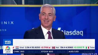 Bill Ackman Trump is the only candidate thats talked about accelerating the growth of the country [upl. by Ecinereb444]