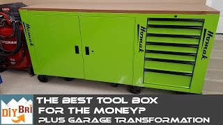 Who makes the best tool chest for the money  Garage Transformation [upl. by Ennaej]