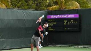 Amazing Roger Federer Serve while eyes are closed [upl. by Borchers]