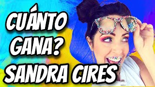 ✅🤑👉🔴Cuanto Dinero Gana Sandra Cires Art en Youtube  SandraCiresArt [upl. by Ilyse]