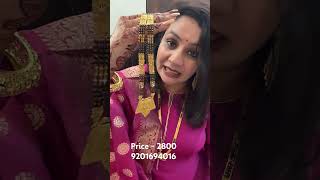 24k gold plated mangalsutra design look like real gold fashion jewellery jewellers goldjewellery [upl. by Gnuj]