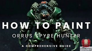 How To Paint A Necromunda Orrus Spyre Hunter [upl. by Einahc736]